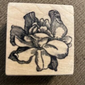 Flower Magenta Rubber Stamp new arts and craft stamping